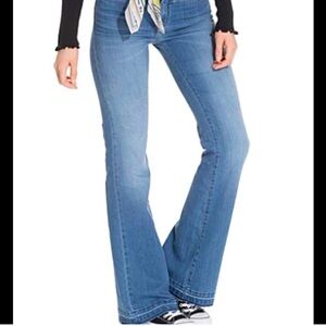 Odd Molly Janis Stretch Denim Flare Jeans Size 29